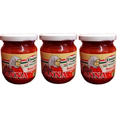 Abbildung von Paprikapaste mild Edes Anna SPARPAKET Paprika Gewürzcreme Univer aus Ungarn (600g / 3x200g)