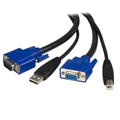 Abbildung von StarTech.com Universal USB VGA KVM Kabel (3m, 2 in 1)
