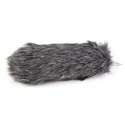 Abbildung von Hopcd Dead Cat Mic Cover, 19 cm staubiges Mikrofon für den Außenbereich Kunstpelzabdeckung Windschutzscheiben Windschutzscheibenmuffe Rode GO, Schutzabdeckung pelziges