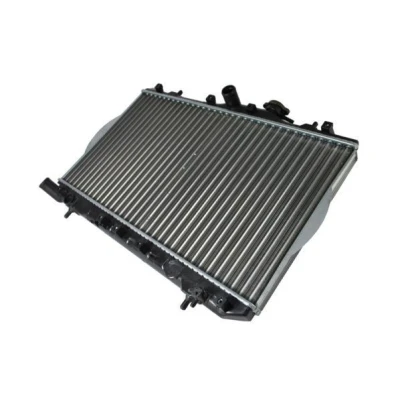 Abbildung von THERMOTEC D70503TT Kühler, Motorkühlung Kupfer, Kunststoff für Fahrzeuge mit/ohne Klimaanlage 335 588 21 Schaltgetriebe Kühlrippen mechanisch gefügt