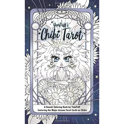 Abbildung von YamPuff&#039;s Chibi Tarot: the Major Arcana: A Kawaii Coloring Book by YamPuff featuring Arcana Tarot Cards as Chibis