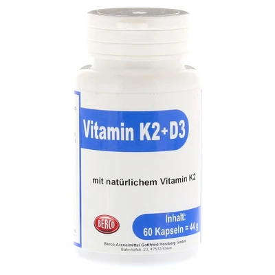 Abbildung von Vitamin K2+d3 Berco Kapseln 60 St