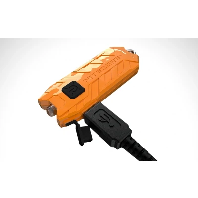 Abbildung von Nitecore Unisex Tube V2 Schlüsselanhänger Licht, Orange, Einheitsgröße