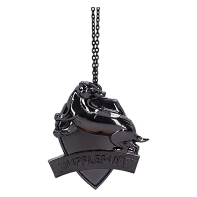 Abbildung von Nemesis Now Harry Potter Baumschmuck Hufflepuff Crest (Silber) 6 cm