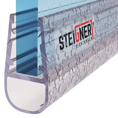Abbildung von STEIGNER Duschdichtung UK06 gerade, L: 30 cm, (1 Stück Packung, Einzeldichtung), für 3,5mm bis 5mm Glasstärke