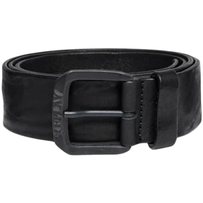 Abbildung von Replay Vintage Leather Gürtel, Herren, Größe: 110, Black
