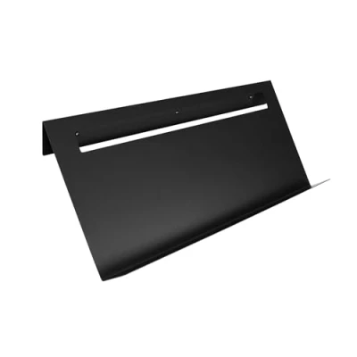 Abbildung von Natural Goods Berlin Schuhablage Sheet Schuhregal Metall Schwarz Schuhhalter Wand 77 cm x 27 Schuhaufbewahrung platzsparend Pulverbeschichteter Stahl für nasse Schuhe oder Outdoor Einsatz