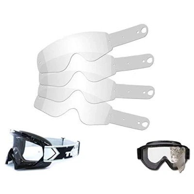 Abbildung von TWO X Race Tear Off klar Abreissfolien Abreißscheiben Crossbrillen Abreißfolien Clear transparent