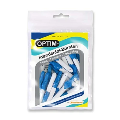 Abbildung von OPTIM Interdentalbürsten 16er Packung, blau 0,6mm Größe 3