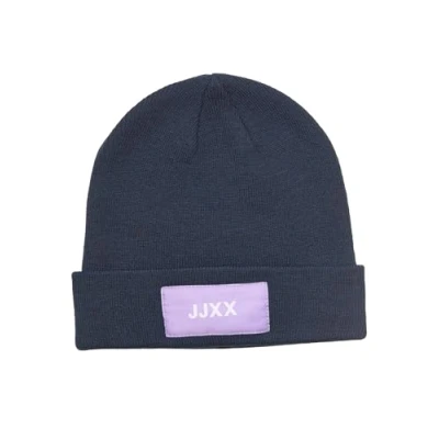 Abbildung von Jjxx Damen Jxbasic Logo Beanie Sn Strickm tzen f r Damen, Navy Blazer, Einheitsgröße EU
