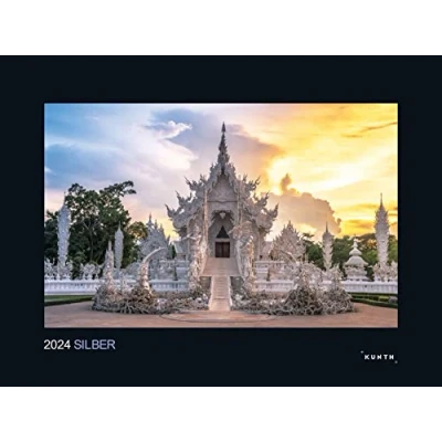 Abbildung von Silber KUNTH Wandkalender 2024: Hochwertiger, bildstarker Kalender mit Spiralbindung im Großformat (KUNTH Black Edition 60 x 45 cm)
