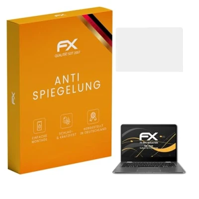 Abbildung von atFoliX Panzerfolie kompatibel mit Asus ZenBook Flip 14 UX461UN Schutzfolie, entspiegelnde und stoßdämpfende FX Folie (2X)