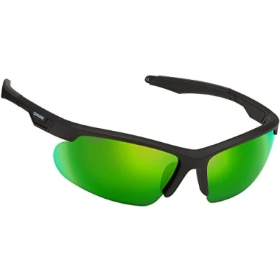 Abbildung von Cressi Speed Premium Sonnenbrille, schwarz/verspiegelt linsen grün