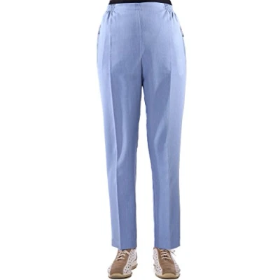 Abbildung von Eitex Damen Seniorenhose Schlupfhose mit Gummizug Kurzgröße ideal für pflegebedürftige Omas einfach anzuziehen und super pflegeleicht (42/44, hellblau)