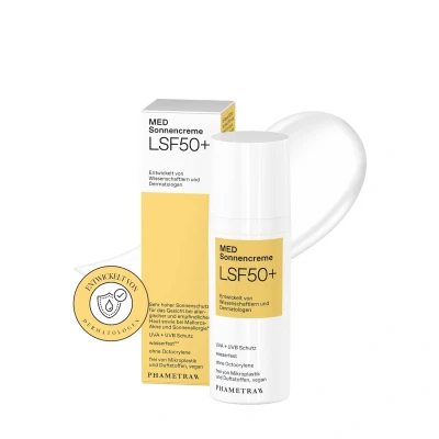 Abbildung von Phametra MED LSF50+ Sonnencreme Hohe UV Schutz