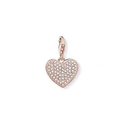 Abbildung von THOMAS SABO Damen Charm Anhänger Sonne mit Perlmutt Club 925 Sterling Silber 1534 429 14