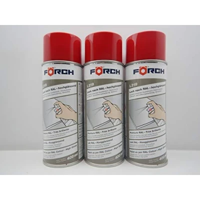 Abbildung von FORCH Karminrot ROT RAL 3002 Lack LACKSPRAY Spray SPRAYDOSE 400ML (6)