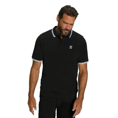 Abbildung von JP1880 Poloshirt, Herren, Größe: 8XL, Schwarz