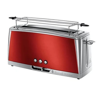 Abbildung von RUSSELL HOBBS Toaster &quot;Luna Solar Red 23250 56&quot;, 1 langer Schlitz, für 2 Scheiben, 1420 W