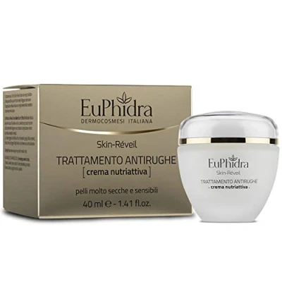 Abbildung von Euphidra Skin Réveil, Anti Falten Behandlung, nährende Creme, sehr trockene und empfindliche Haut 40 ml.