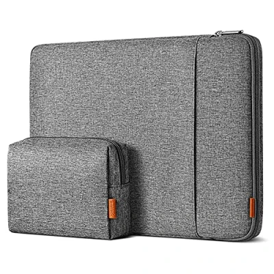 Abbildung von Inateck 360 Rundumschutz Laptoptasche Tasche Hülle Sleeve Kompatibel mit 15,3 MacBook Air M3/A3114 M2/A2941 2024 2023, 14 Zoll Laptops, 14.4 Surface Laptop Studio