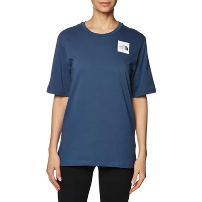Abbildung von The North Face Relaxed FINE TEE Tshirt print, Damen, Größe: Medium, Shady blue