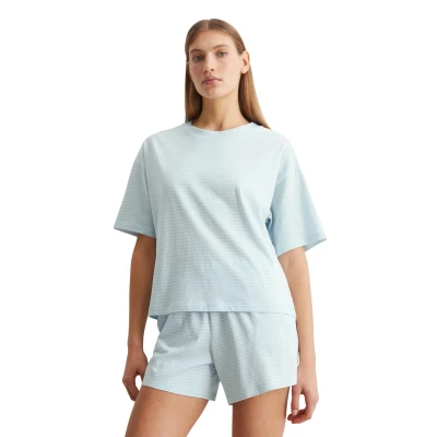 Abbildung von Marc O&#039;Polo Shorty Mix &amp; Match Cotton (2 tlg) mit fein gestreiftem Design