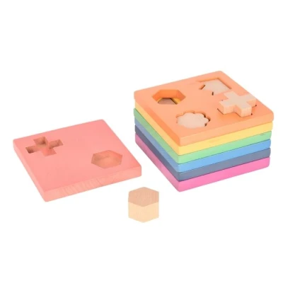 Abbildung von TickiT 73532 Regenbogen Holzformstapler