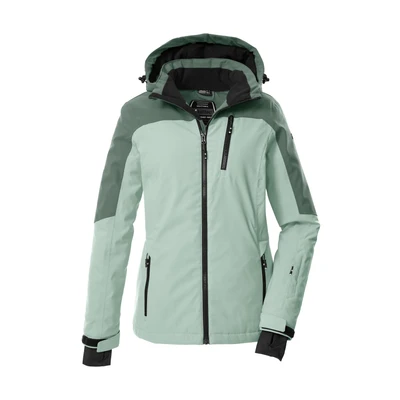 Abbildung von Killtec Damen Skijacke Funktionsjacke mit Kapuze und Schneefang KSW 435 WMN SKI JCKT 00731 hell stahlmint 38