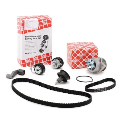Abbildung von FEBI BILSTEIN 32737 Wasserpumpe + Zahnriemensatz mit 58, 130 VOLKSWAGEN: Golf 4 Variant, Caddy 3 Kastenwagen, Polo IV Schrägheck