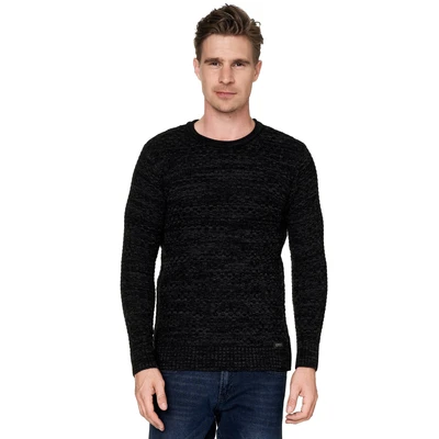 Abbildung von Rusty Neal Strickpullover, im melierten Design