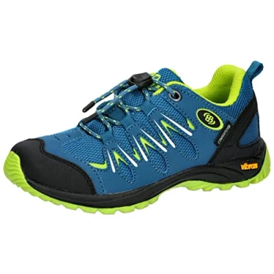 Abbildung von Brütting Expedition Kids Traillaufschuhe, Petrol/Lemon, 25 EU