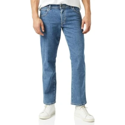 Abbildung von Wrangler Herren Durables Regular Fit Jeans, Stonewash, 36W / 36L