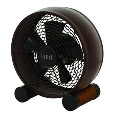 Abbildung von Beacon Tischventilator Breeze bronze/walnuss, Ø 20 cm, leise