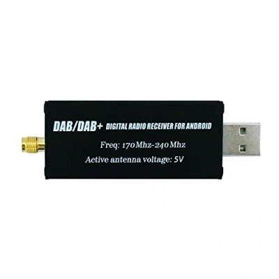 Abbildung von DAB/DAB+ USB Adapter, XISEDO DAB Dongle im Auto Digital Radio Empfänger 2.0 Stick mit Autoantenne für Android Autoradios