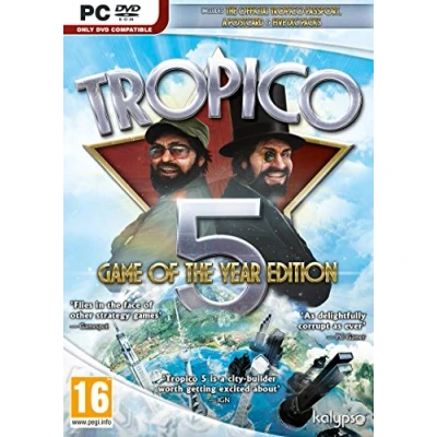 Abbildung von UK Import Tropico 5 Game of the Year Edition (PC DVD) auf deutsch spielbar