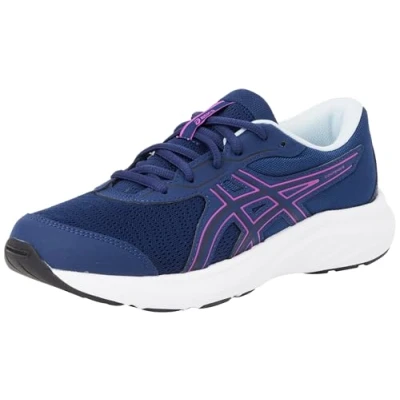 Abbildung von Asics Gelcontend 9 Unisex Laufschuh Neutral für Kinder, Größe: 33.5, Blue expanse/bold magenta Schuhe
