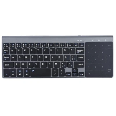 Abbildung von 2,4 GHz kabellose Tastatur, tragbare Tastatur mit empfindlichem Touchpad, kompatibel für Windows/Android/IOS
