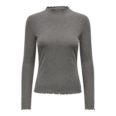 Abbildung von ONLY Onlemma HIGH NECK NOOS JRS Langarmshirt, Damen, Größe: Small, Plum kitten