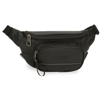 Abbildung von Pepe Jeans Dortmund Gürteltasche, grau, 30 x 13 5 cm, Baumwolle, Polyester und PU, 1,95 l von Joumma Bags, Talla única, Gürteltasche