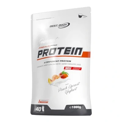 Abbildung von Gourmet Premium Pro Protein Peach Apricot Yoghurt 1000 g Zipp Beutel