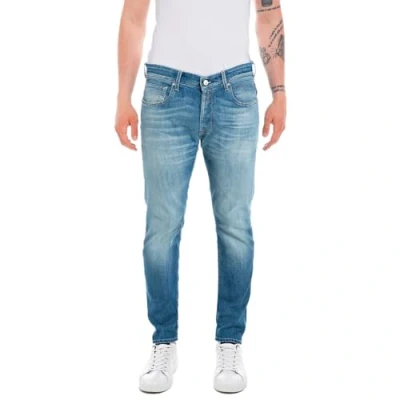 Abbildung von Replay Willbi Pants Jeans Tapered Fit, Herren, Größe: 32x30, Medium blue