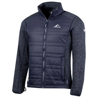 Abbildung von Westfjord Herren hybride Fleece Jacke Gollfoss, Grau Blau, Größe X Large