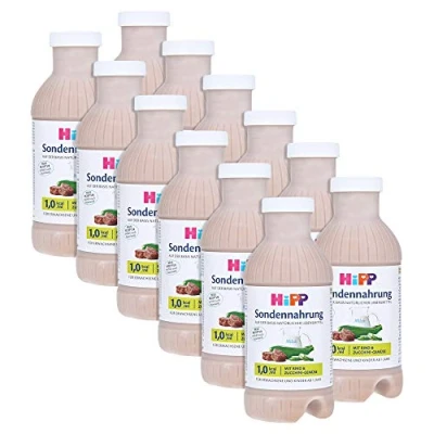 Abbildung von HIPP Sondennahrung Rind &amp; Zucchini Gemüs 12X500 ml