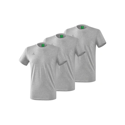 Abbildung von Erima Unisex 3er Pack Teamsport T Shirt, Hellgrau Melange, L EU