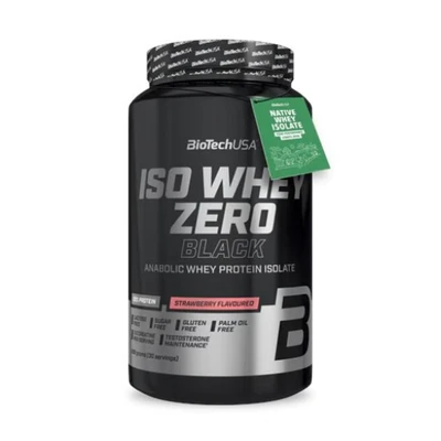 Abbildung von BioTech Iso Whey Zero Black Strawberry 908 g