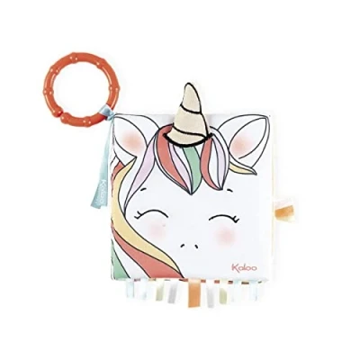 Abbildung von Kaloo K962780 Activity Buch &quot;Fröhliches Einhorn&quot;, mehrfarbig