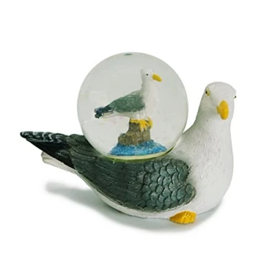 Abbildung von Glitzerkugel Möwe, Schneekugel Tier Tiere Vogel Vögel Schneekugeln Möwen