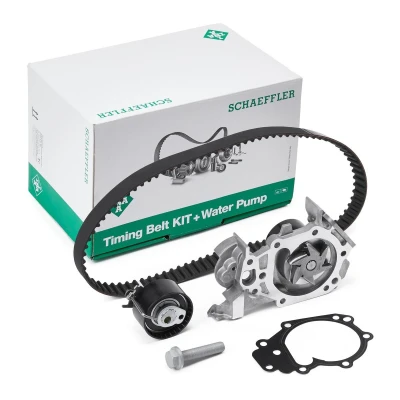 Abbildung von INA 530 0195 30 Wasserpumpe + Zahnriemensatz mit RENAULT: CLIO 2, TWINGO 1, Kangoo I, DACIA: SANDERO LOGAN MCV 2