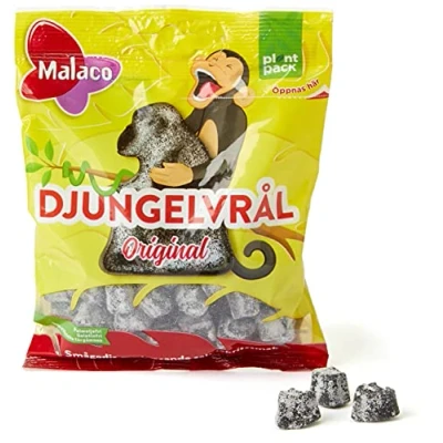Abbildung von Malaco Djungelvral Salty Lakritze, 80 g